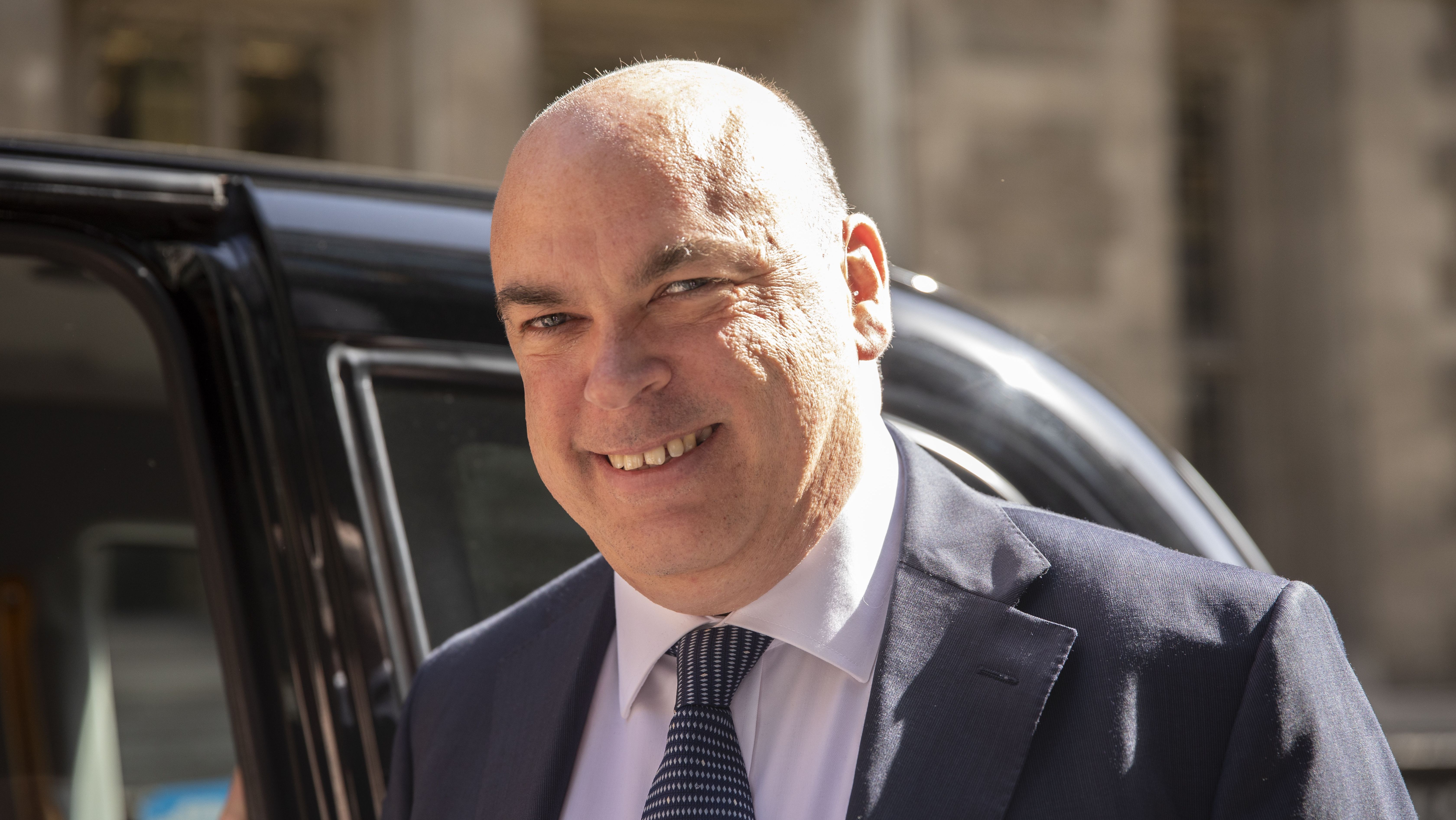 Mike Lynch, ex-CEO da Autonomy Corp, deixa o Rolls Building em 27 de junho de 2019 em Londres, Inglaterra. • Dan Kitwood/Getty Image