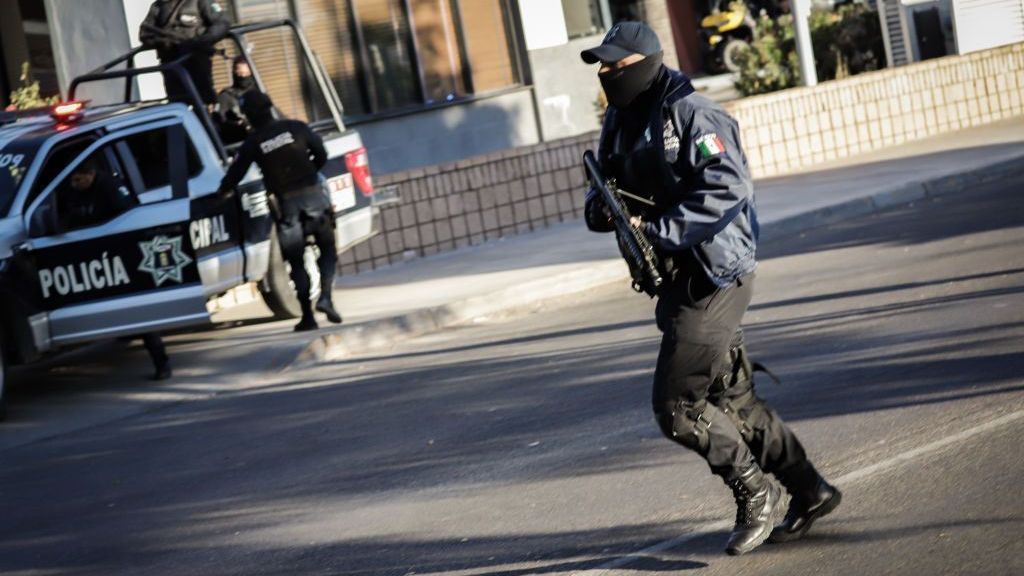 Polícia do México atua em Culiacan • Jesus Verdugo/Agência Anadolu via Getty Images