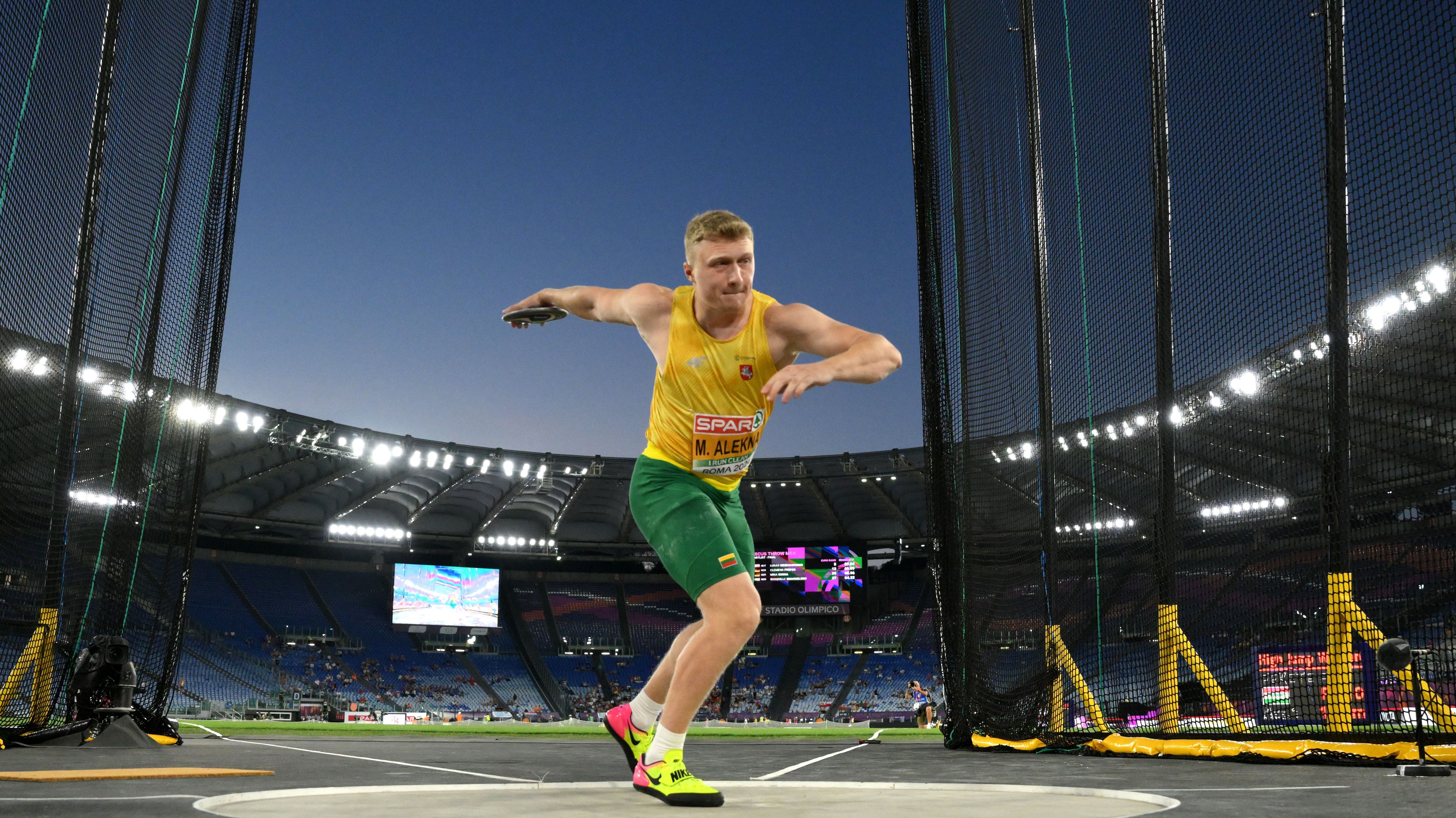 Mykolas Alekna, atleta da Lituânia em Paris 2024