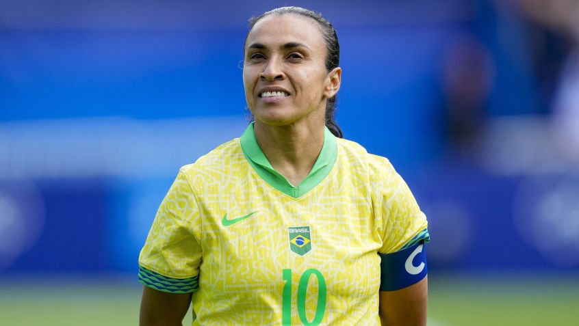 Marta perdeu os últimos dois jogos do Brasil na Olimpíada por suspensão / Alex Gottschalk/DeFodi Images via Getty Images