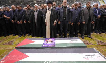Funeral Procession Held For Hamas Leader Ismail Haniyeh In Tehran