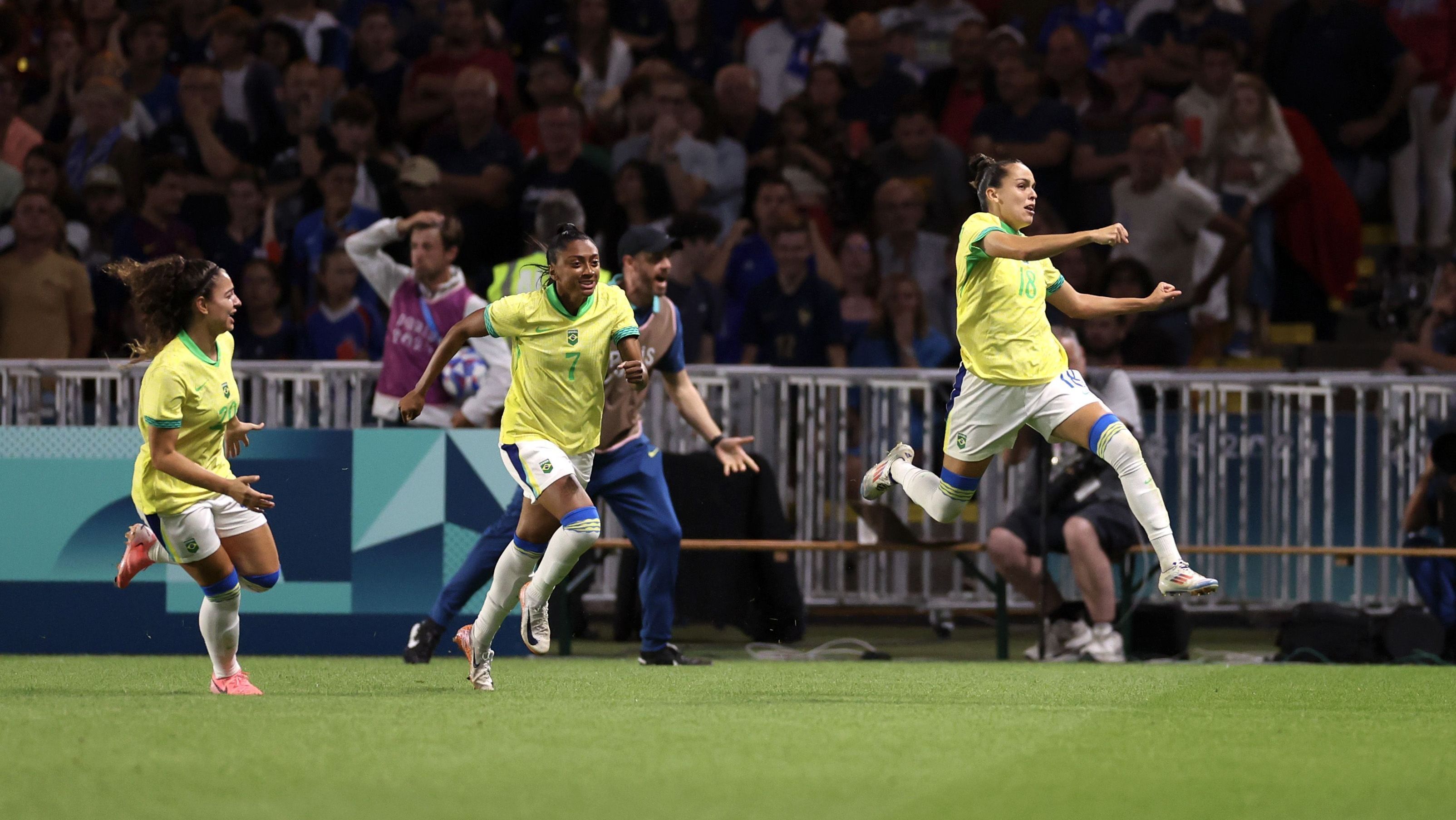 Gabi Portilho fez o gol da classificação do Brasil em Paris 2024