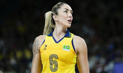 Thaisa durante a disputa pelo bronze contra a Turquia