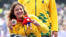 Giovanna Boscolo garantiu o bronze no Lançamento de club F32