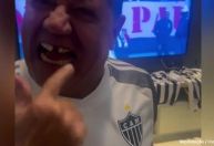Sem dente, pai de Hulk vai à loucura com vitória do Atlético-MG sobre o São Paulo