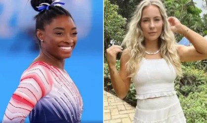 Ginasta é atacada nas redes após comentário de Simone Biles