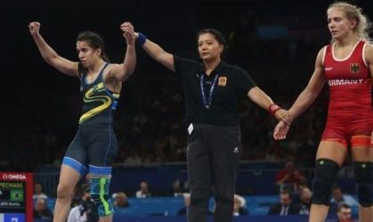 Giullia Penalber coloca Brasil na disputa por medalha no wrestling pela 1ª vez na história