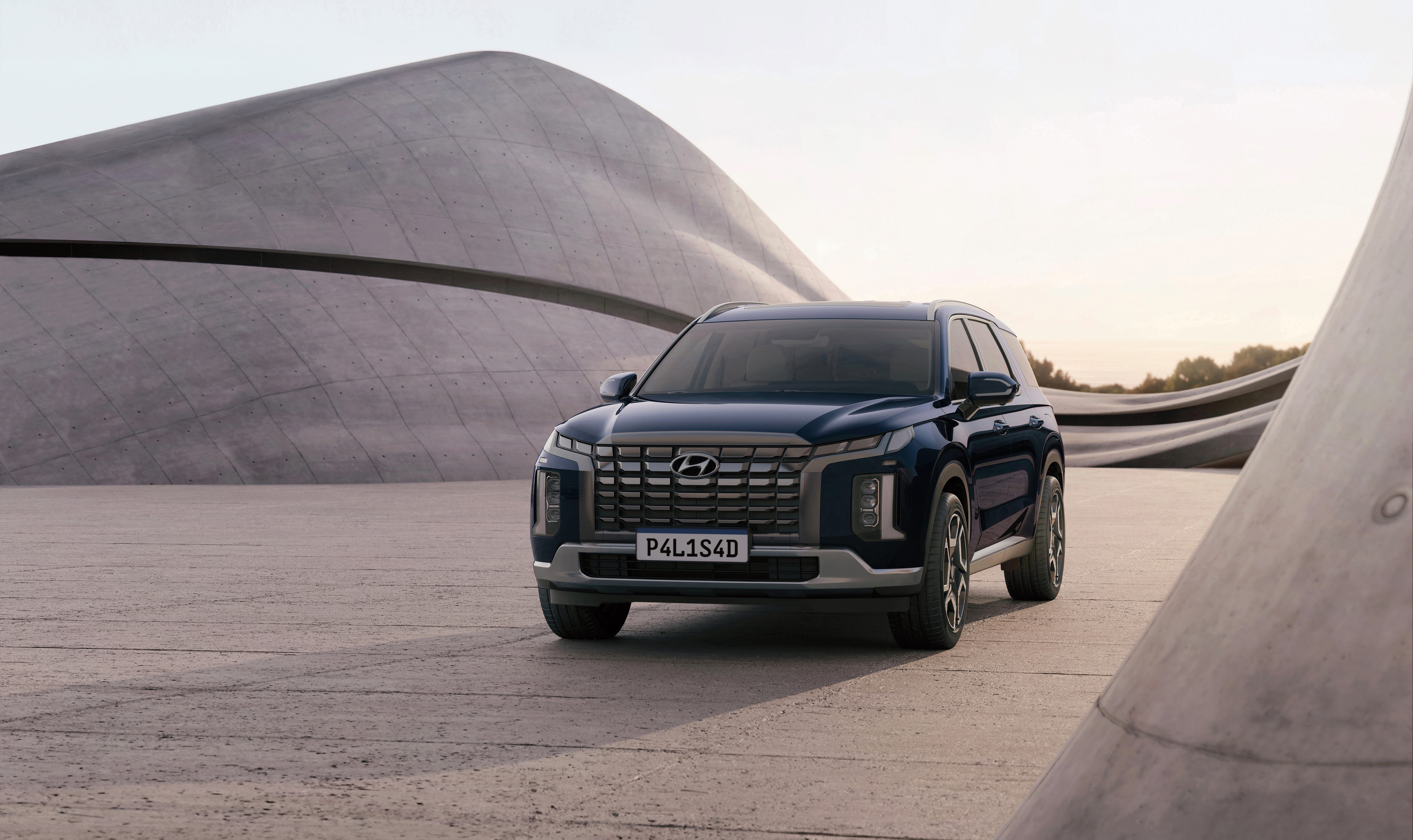 Visual frontal do Hyundai Palisade