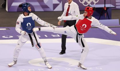 Caroline Santos, a Juma, está disputando a Olimpíada de Paris 2024