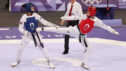 Caroline Santos, a Juma, está disputando a Olimpíada de Paris 2024