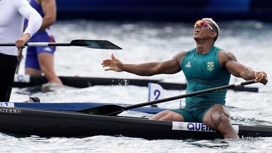 Isaquias Queiroz conquistou a medalha de prata em Paris 2024
