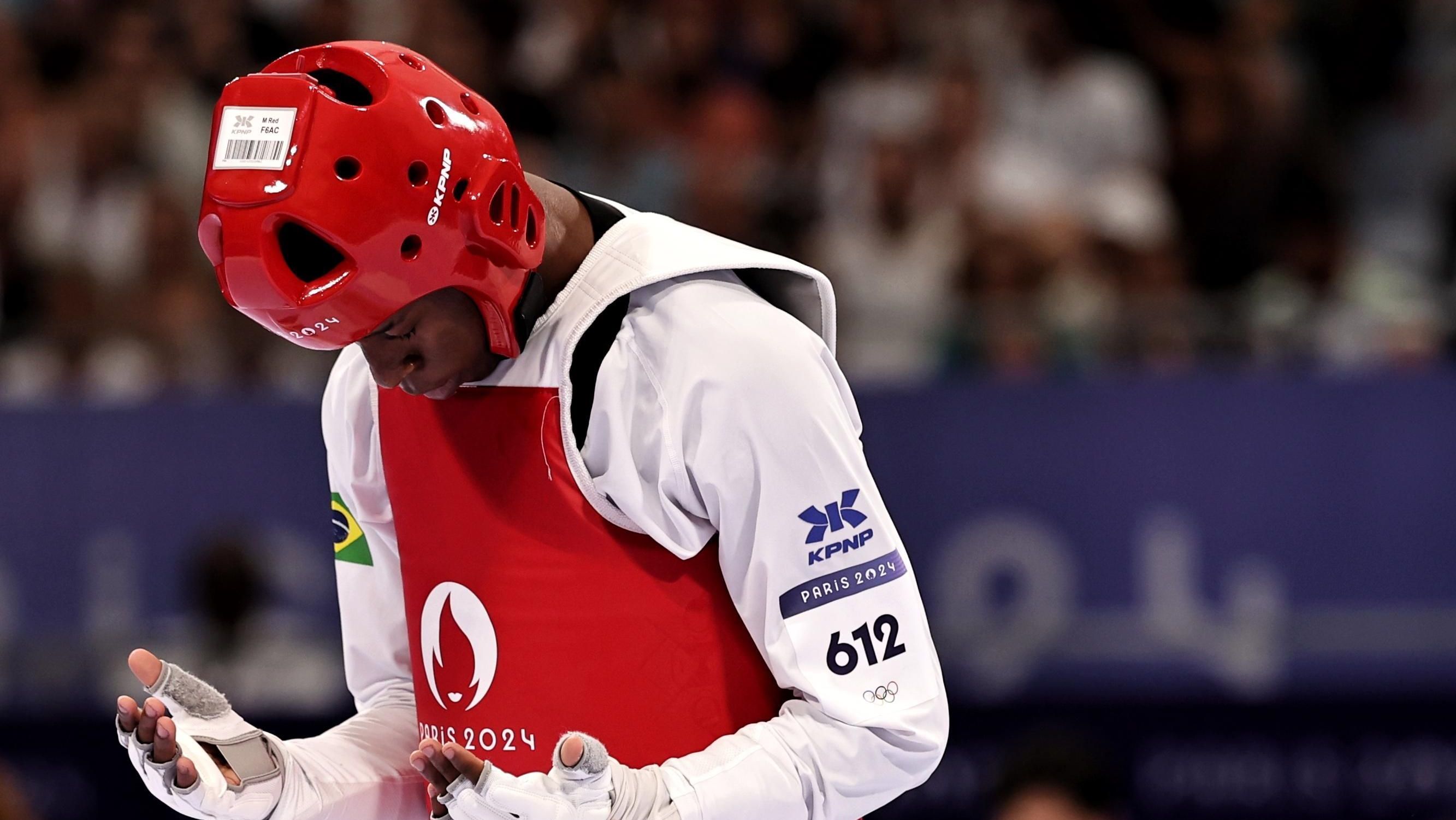 Henrique Marques está participando do taekwondo em Paris 2024