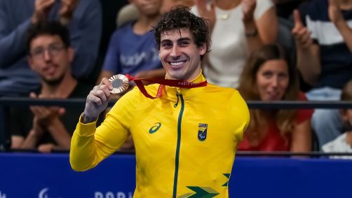 Talisson Glock ganhou o bronze na natação 200m medley SM6