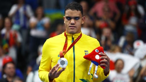 Wendell Belarmino conquistou a medalha de prata na Natação nos 50m S11