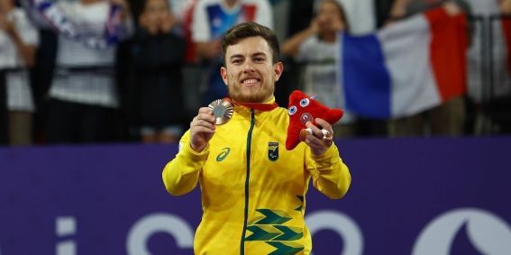 Vitor Tavares conquistou o bronze no Badmiton SH6