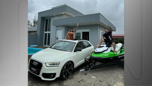 O casal de influenciadores Gladison Pieri de Abreu e Pamela Pavão de Souza ostentava vida de luxo nas redes sociais