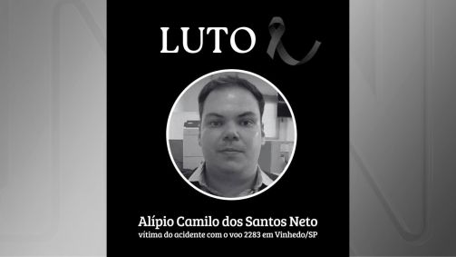 Alípio Camilo dos Santos Neto é uma das vítimas do voo 2283 da Voepass, que caiu em Vinhedo (SP)