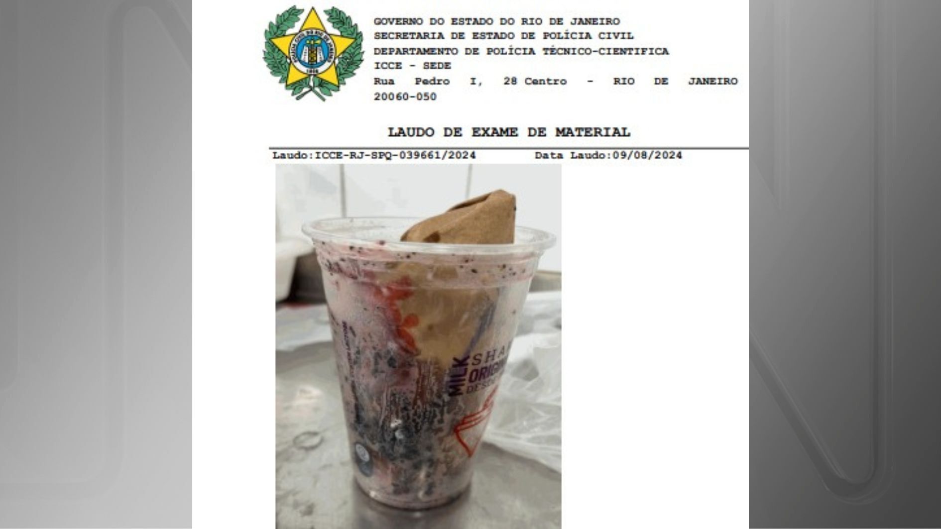 Segundo a polícia, batata frita também continha chumbinho / Reprodução