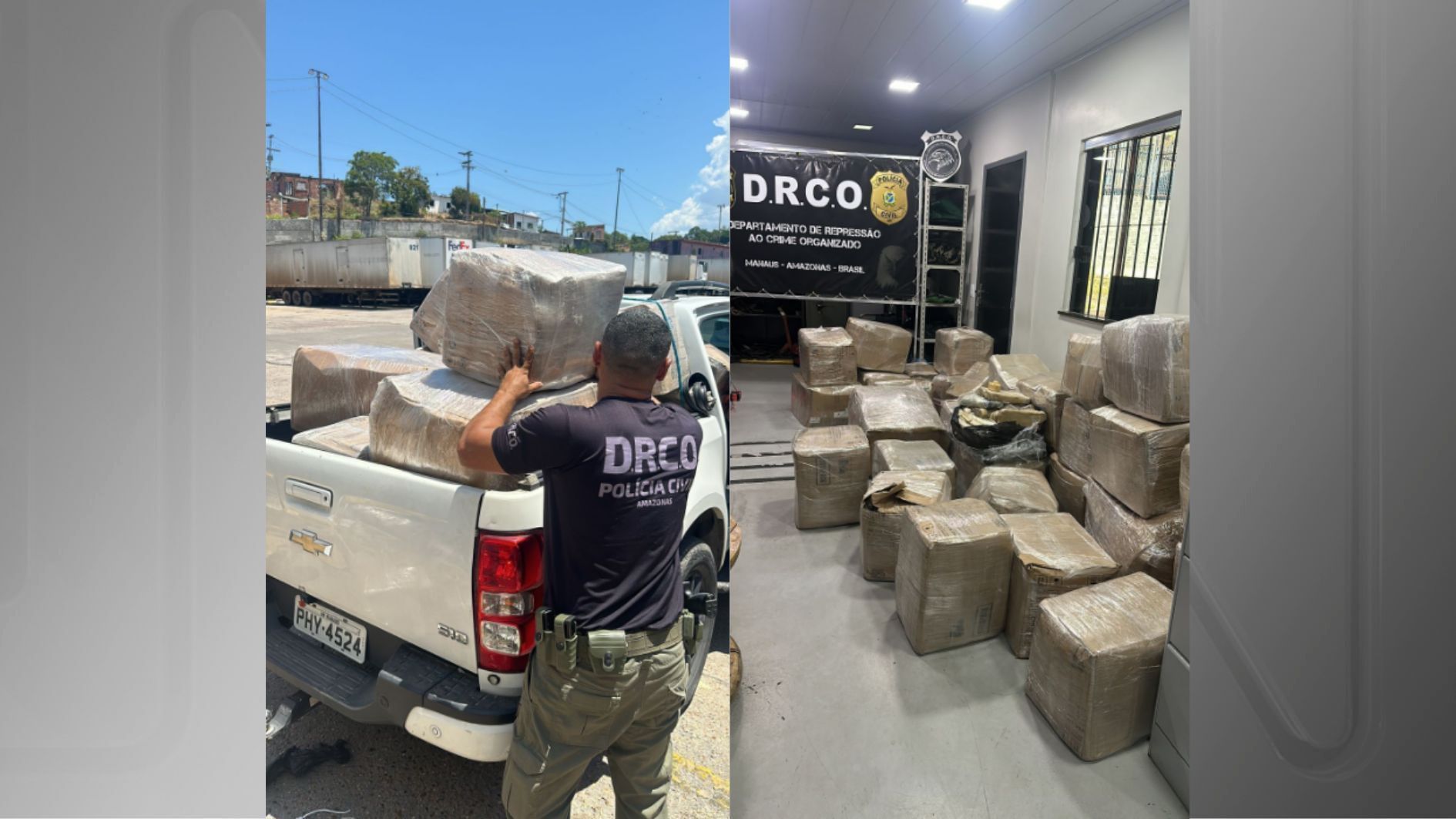 Apreensão foi feita pela Polícia Civil do Amazonas