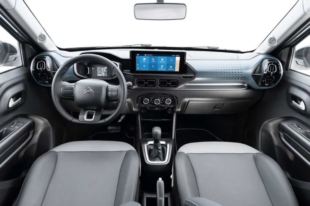 Design interno do novo C3 turbo / Foto: Divulgação/Citroën