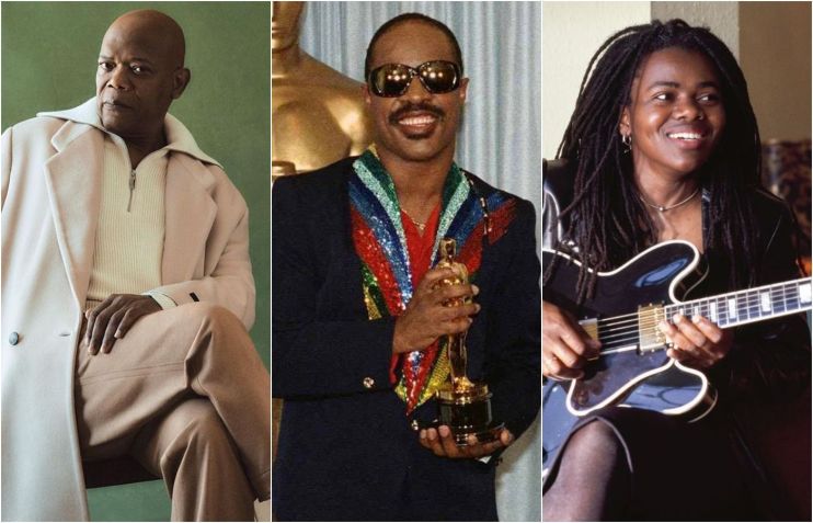 Samuel L. Jackson, Steve Wonder, Tracy Chapman / Instagram/Samuel L. Jackson/Steve Wonder/ Tracy Chapman