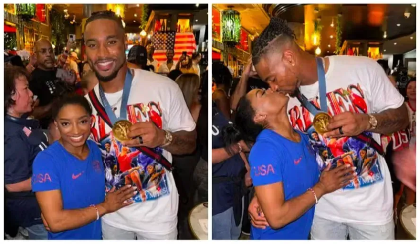 Jonathan Owens é casado com Simone Biles / Reprodução