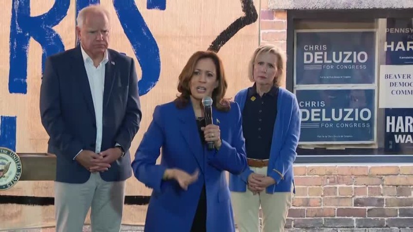 Kamala sugere que Trump é 'covarde' durante evento de campanha na Pensilvânia / REUTERS