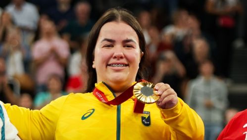 Mariana D&#039;Andrea conquistou o ouro no halterofilismo até 73kg