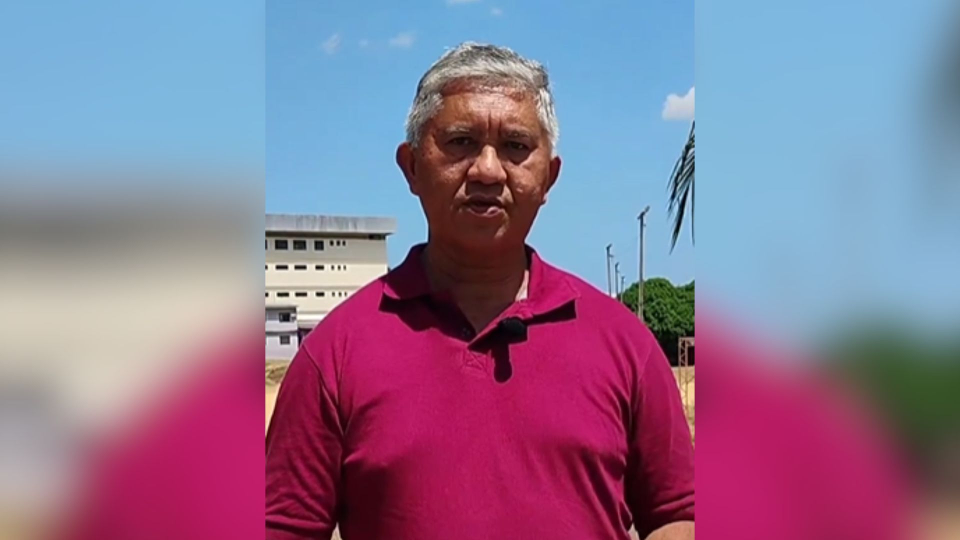 O candidato a prefeito de Manaus, Gilberto Vasconcelos (PSTU)