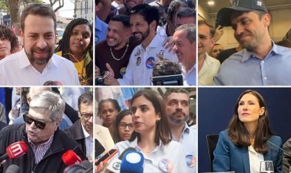 Eleição em SP: acompanhe a agenda dos candidatos à Prefeitura de São Paulo nesta quinta-feira (29)