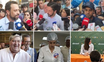 Candidatos à Prefeitura de São Paulo em campanha 30/08