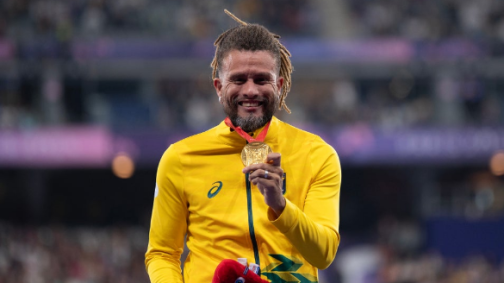 Ricardo Mendonça conquistou o terceiro ouro para o Brasil nos 100m da classe T37 do atletismo