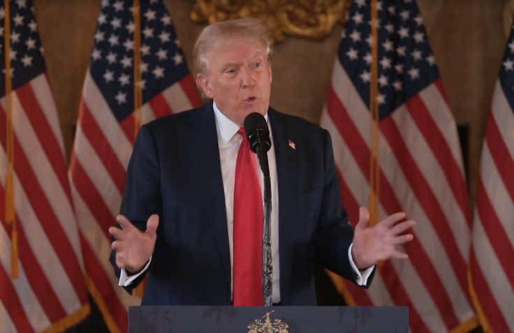 Trump dá entrevista coletiva em Mar-a-Lago / UNRESTRICTED POOL