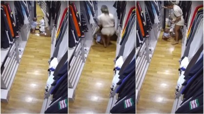 Theo Martínez deixou cair espelho, mas foi salvo pela mãe