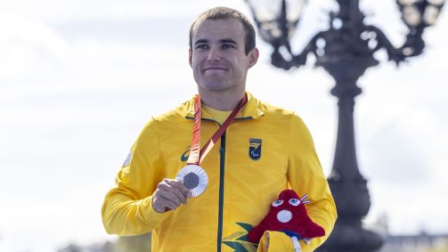 Ronan Cordeiro leva prata no paratriatlo masculino PTS5