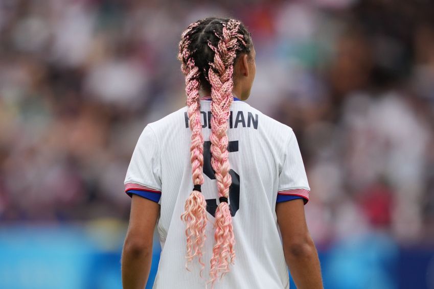 Trinity Rodman é atleta dos Estados Unidos / Foto: Brad Smith/ISI/Getty Images)