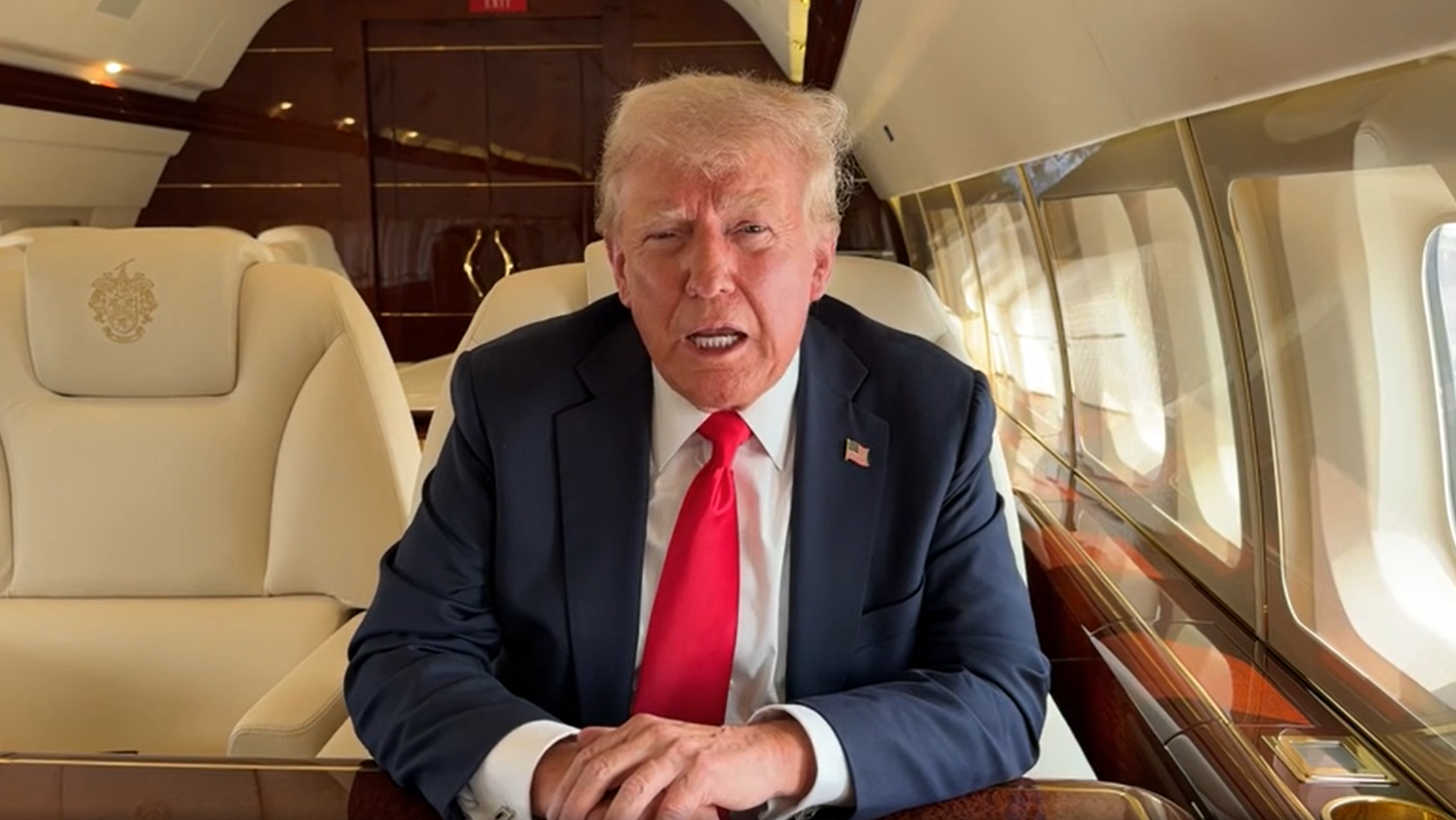 Trump-avião