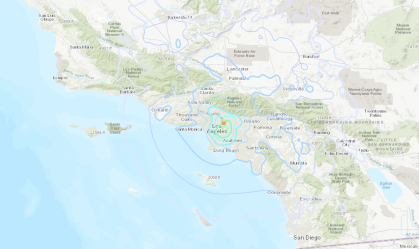 Terremoto de magnitude 4,4 atinge Los Angeles