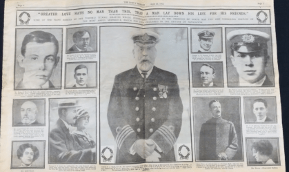 Jornal relatando naufrágio do Titanic é descoberto em guarda-roupa após 112 anos
