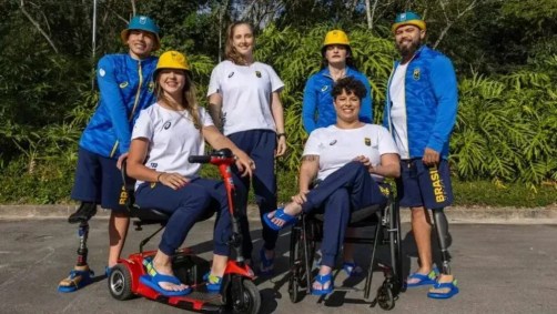 Uniformes do Time Brasil na Paralimpíada de Paris 2024