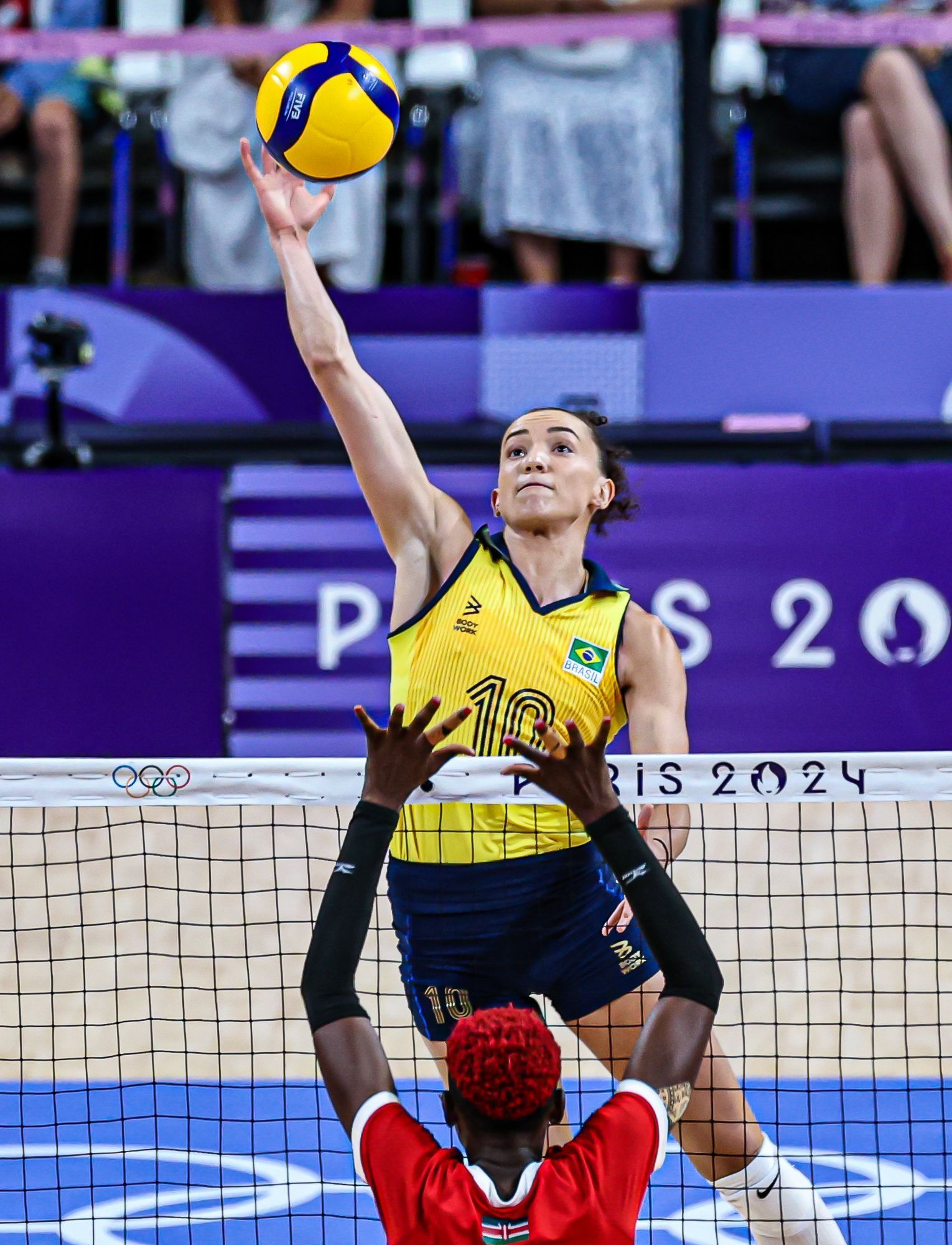 2024.07.29 - Jogos Olímpicos Paris 2024 - Vôlei feminino - Brasil estreia contra o Quênia. Na imagem a atleta Gabriela "Gabi" Guimarães. - Foto: Wander Roberto/COB /