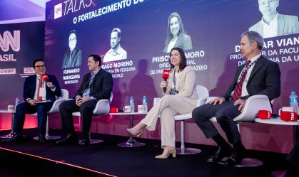 Priscylla Moro, diretora-geral da Brazbio, durante CNN Talks
