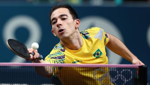 Hugo Calderano, mesa-tenista brasileiro