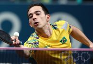 Hugo Calderano perde na semifinal e jogará pelo bronze em Paris 2024