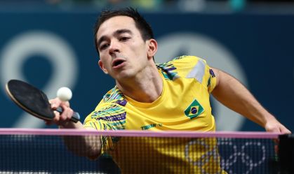Hugo Calderano, mesa-tenista brasileiro