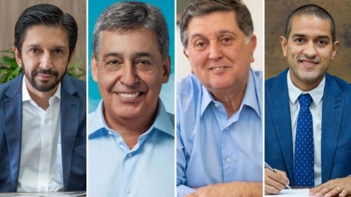 Ricardo Nunes (MDB), Sebastião Melo (MDB), Topazio Neto (PSD), Arthur Henrique (MDB)