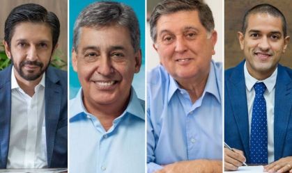 Ricardo Nunes (MDB), Sebastião Melo (MDB), Topazio Neto (PSD), Arthur Henrique (MDB)
