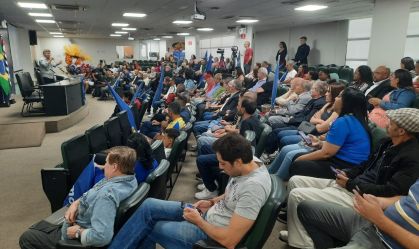 Convenção municipal do DC para oficialização da candidatura de Bebeto Haddad à prefeitura de São Paulo