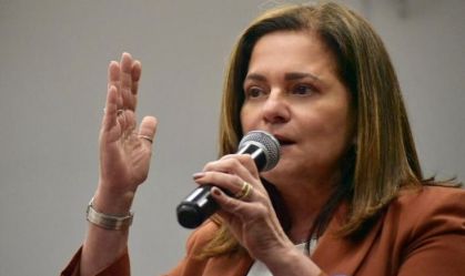 A candidata a vice na chapa de Tabata Amaral (PSB) para prefeitura de São Paulo, Lúcia França (PSB)