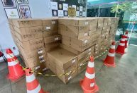 Polícia do Amazonas apreende mais de 2 toneladas de equipamentos eletrônicos roubados